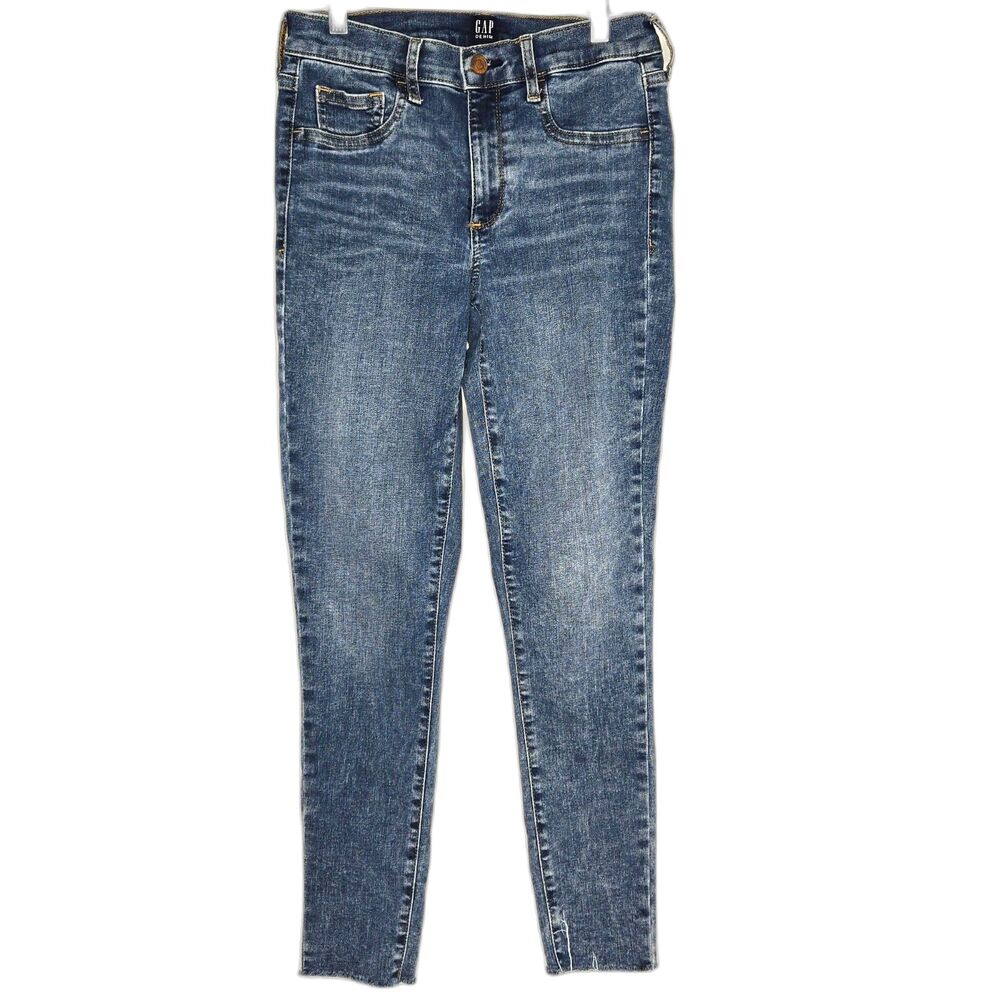GAP Favorite Jegging High Rise Jeans | Women's Size 27 | Medium Indigo Blue Wash